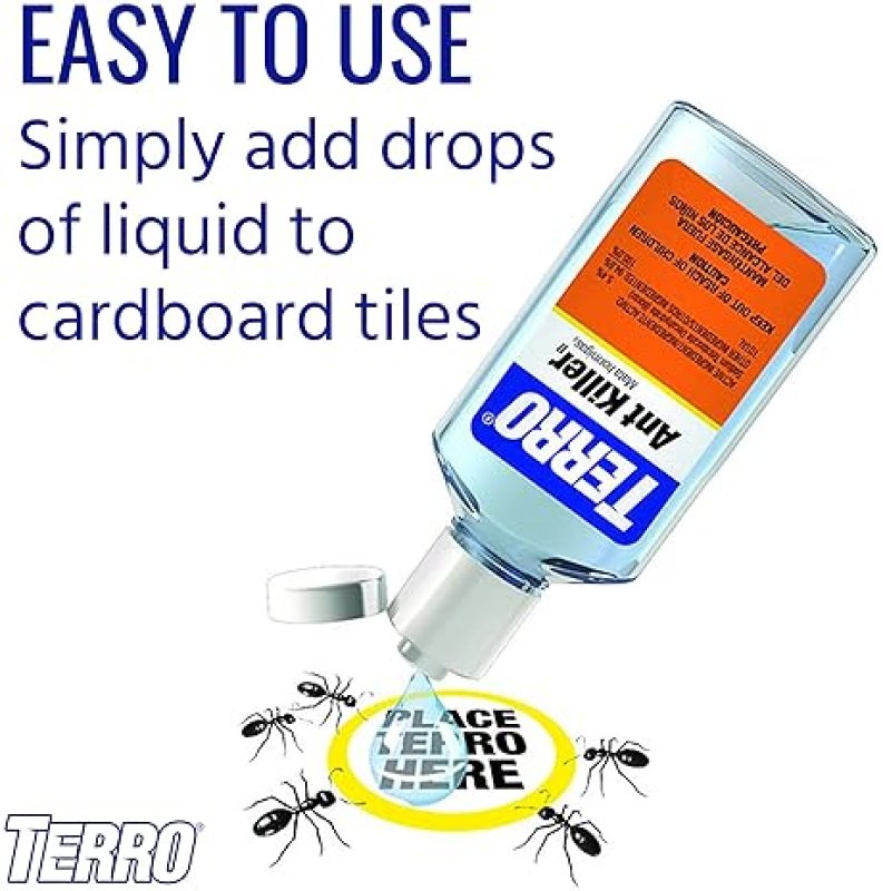 TERRO T200-3SR LIQUID ANT KILLER BAITS 3 PACK EFFECTIVE ANT CONTROL SOLUTION