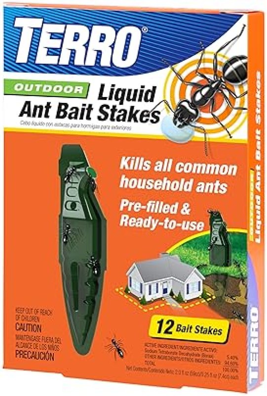 TERRO ANT KILLER BUNDLE 12 T300B LIQUID BAIT STATIONS T1813B OUTDOOR READY-TO-USE TRAP