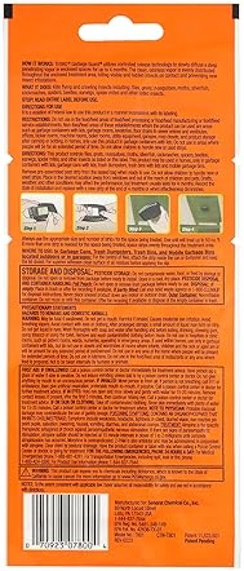 TERRO T800 GARBAGE GUARD OUTDOOR TRASH CAN INSECT KILLER ELIMINATES FLIES, ROACHES MORE