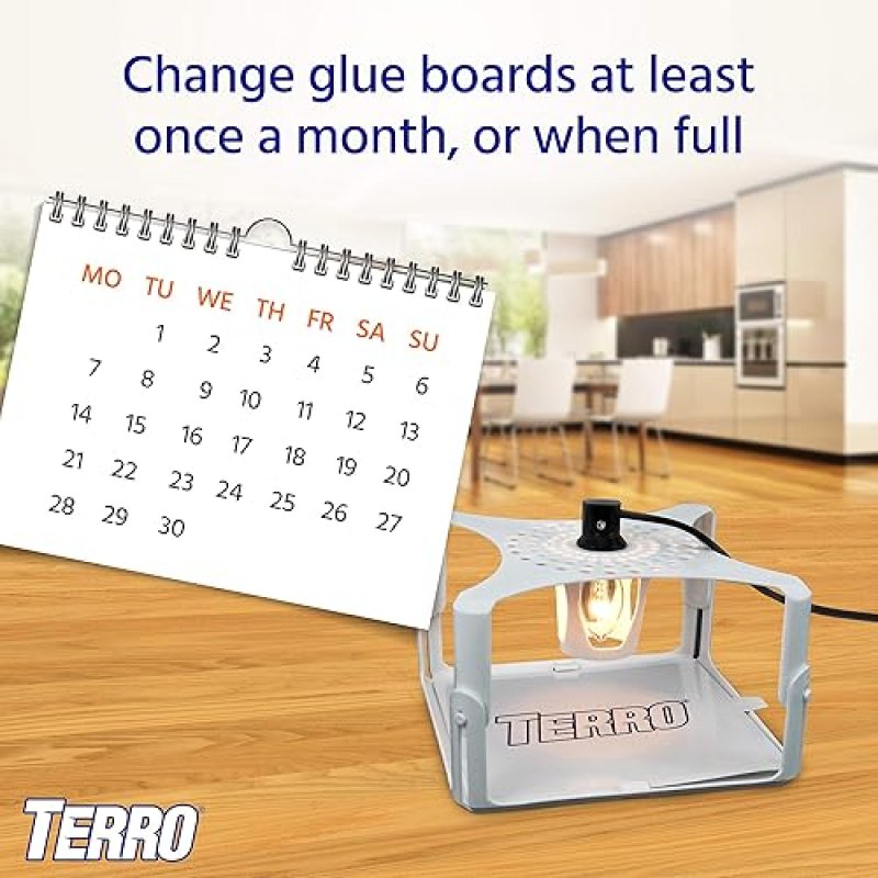 TERRO FLEA TRAP REFILL GLUE CARDS FOR T230 INDOOR FLEA TRAP, 3 COUNT PACK T231