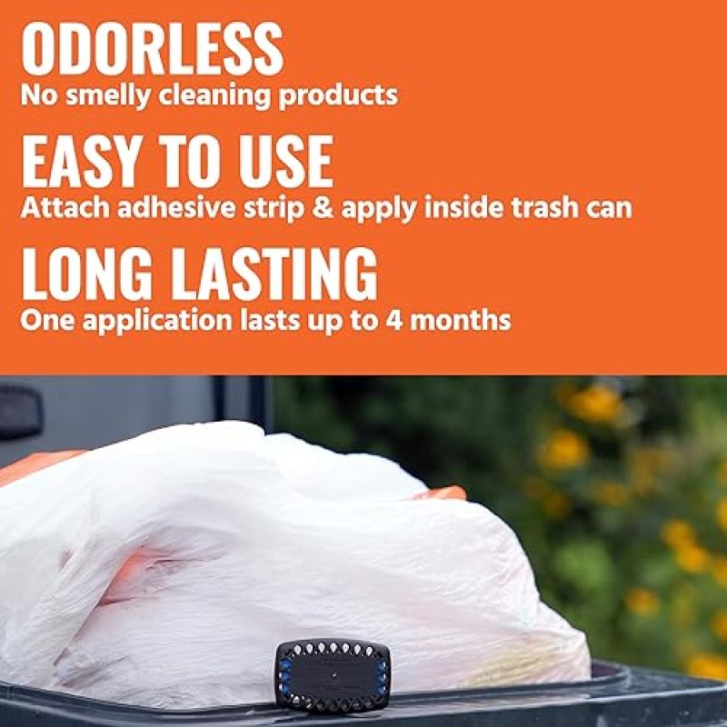 TERRO T801SR GARBAGE GUARD INSECT KILLER FOR OUTDOOR TRASH CANS KILLS FLIES, ROACHES MORE 2 PACK
