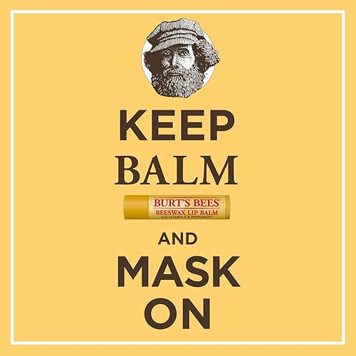 BURTS BEES MOISTURIZING MANGO LIP BALM 2-PACK, 0.15 OZ 4.25 G EACH HYDRATING LIP CARE BALM
