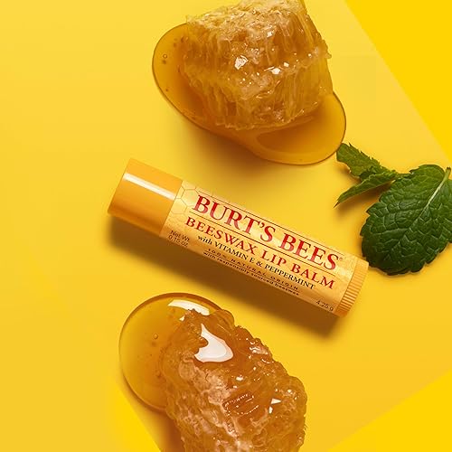 BURTS BEES BALM BOUQUET LIP BALM SET 4 NATURAL FLAVORS, 0.15 OZ TUBES, BEESWAX VANILLA