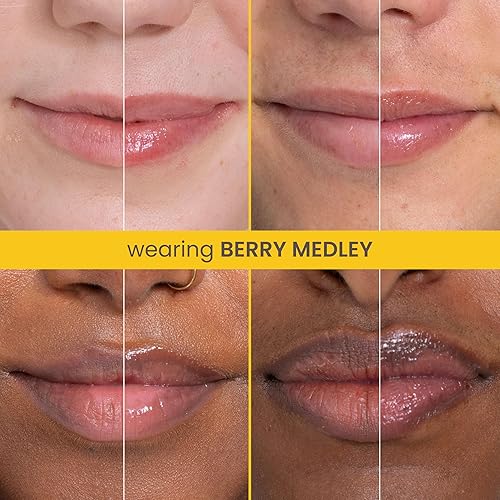 BURTS BEES BERRY MEDLEY LIP BALM, HYDRATING RESCUE FOR DRY CRACKED LIPS, 0.35OZ TUBE