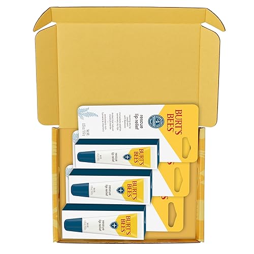 BURTS BEES LIP BALM 3-PACK MOISTURIZING SHEA BUTTER ECHINACEA, DRY LIP RELIEF GIFT
