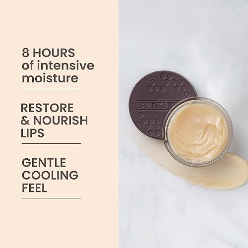 BURTS BEES OVERNIGHT LIP TREATMENT 0.25OZ MOISTURIZING, RESTORATIVE WITH VITAMIN E CERAMIDES