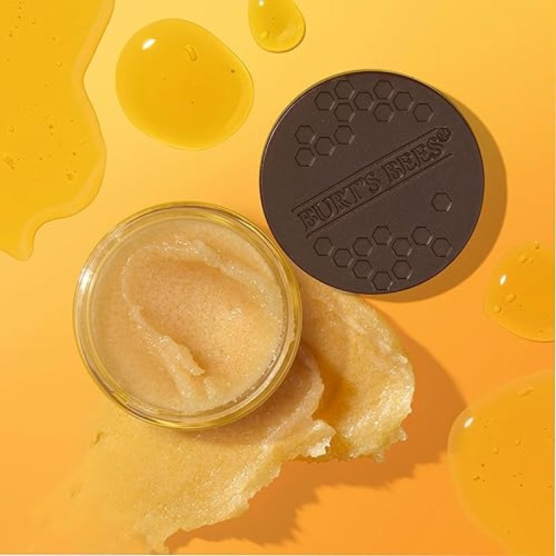 BURTS BEES HONEY LIP SCRUB 0.25 OZ EXFOLIATE CONDITION DRY LIPS WITH NATURAL HONEY CRYSTALS