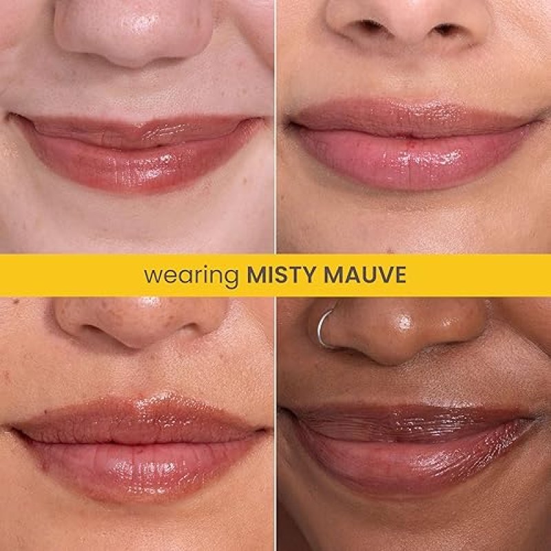 BURT S BEES TINTED LIP BALM MISTY MAUVE HYDRATING 24H MOISTURIZER WITH NATURAL BEESWAX