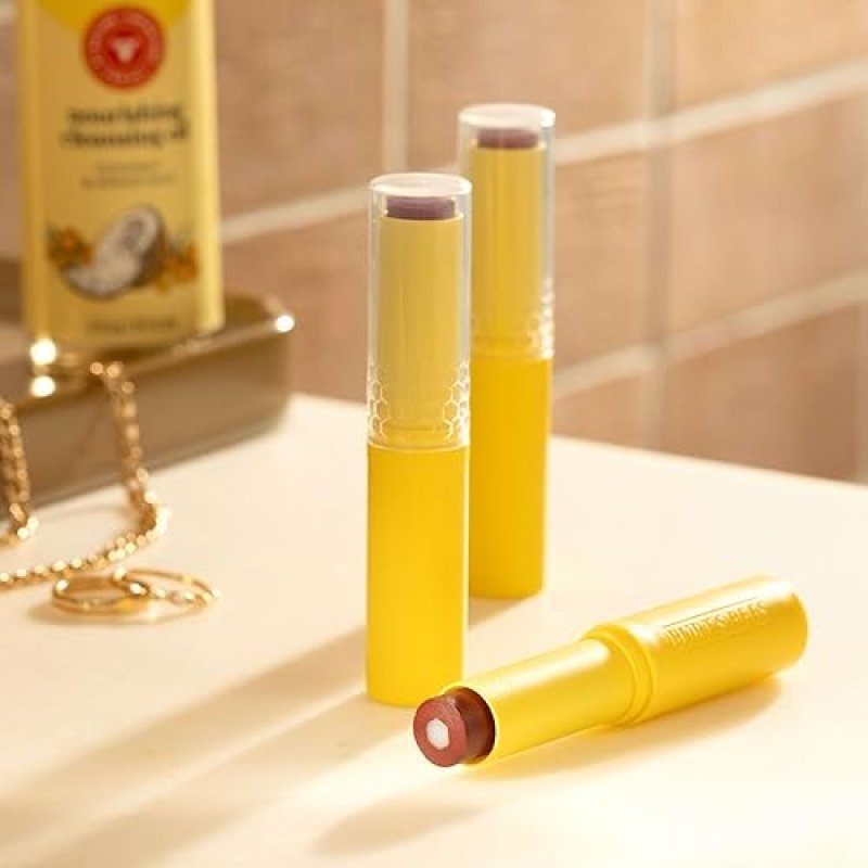 BURT S BEES TINTED LIP BALM MISTY MAUVE HYDRATING 24H MOISTURIZER WITH NATURAL BEESWAX