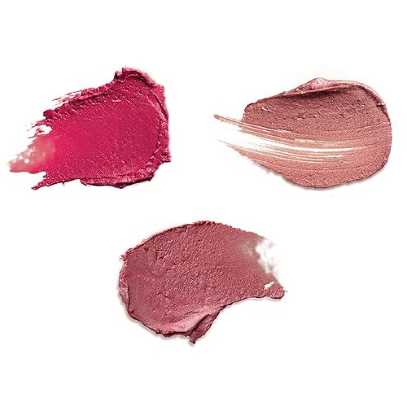 BURTS BEES NUDE LIP SHIMMER TRIO MOISTURIZING TINTED BALM, NATURAL GLOW, 3 X 0.09 OZ