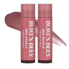 BURTS BEES 2-PACK LIP TINT BALM RED DAHLIA - HYDRATING, LONG-LASTING, NATURAL FINISH
