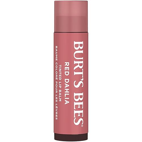 BURTS BEES 2-PACK LIP TINT BALM RED DAHLIA - HYDRATING, LONG-LASTING, NATURAL FINISH