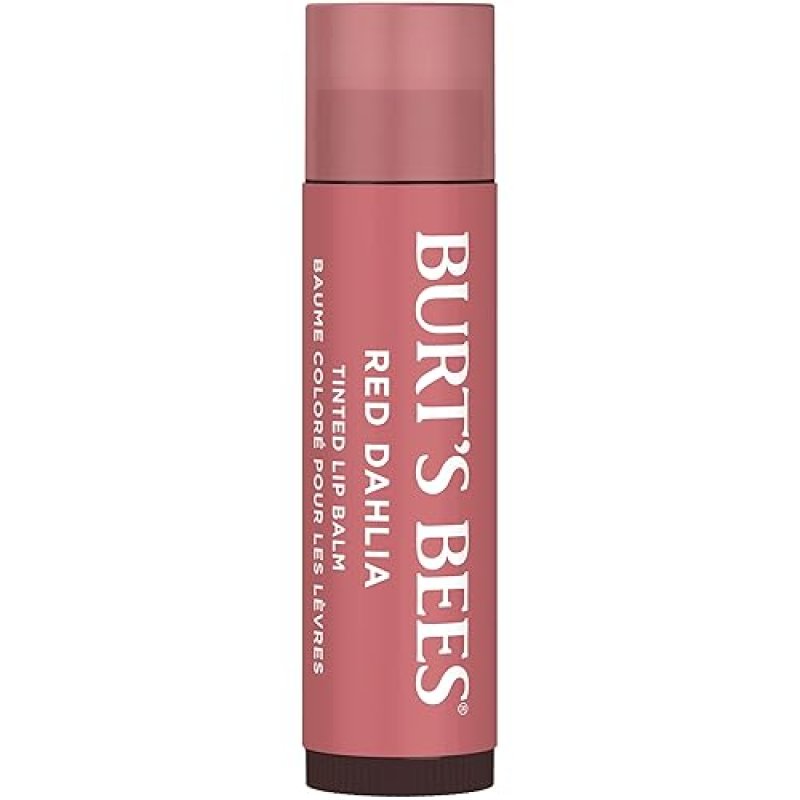BURTS BEES 2-PACK LIP TINT BALM RED DAHLIA - HYDRATING, LONG-LASTING, NATURAL FINISH
