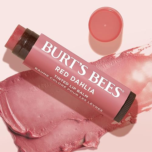 BURTS BEES 2-PACK LIP TINT BALM RED DAHLIA - HYDRATING, LONG-LASTING, NATURAL FINISH