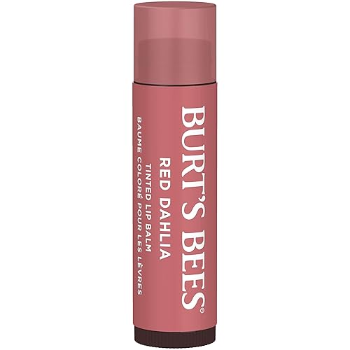 BURTS BEES 2-PACK LIP TINT BALM RED DAHLIA - HYDRATING, LONG-LASTING, NATURAL FINISH