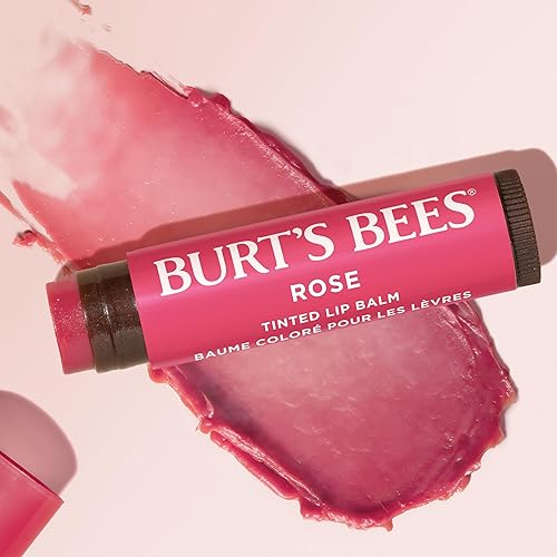 BURTS BEES PETAL ROSE LIP TINT BALM 2-PACK LONG-LASTING HYDRATING TINTED LIP BALM DUO