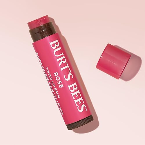 BURTS BEES PETAL ROSE LIP TINT BALM 2-PACK LONG-LASTING HYDRATING TINTED LIP BALM DUO