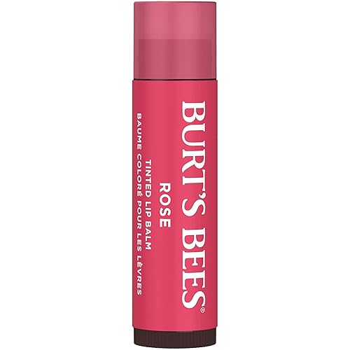 BURTS BEES PETAL ROSE LIP TINT BALM 2-PACK LONG-LASTING HYDRATING TINTED LIP BALM DUO