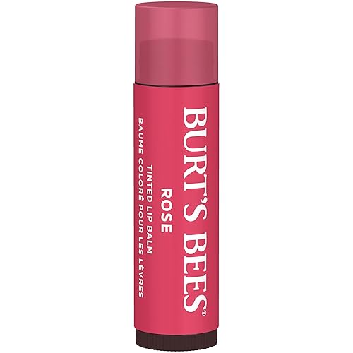 BURTS BEES PETAL ROSE LIP TINT BALM 2-PACK LONG-LASTING HYDRATING TINTED LIP BALM DUO