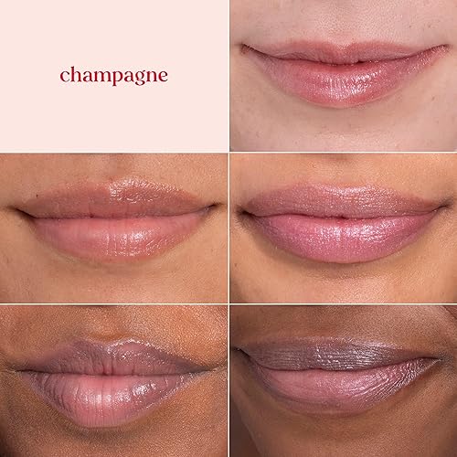 BURTS BEES SHIMMER LIP TINT 4-PACK MOISTURIZING TINTED BALM, NATURAL GLOW HYDRATION