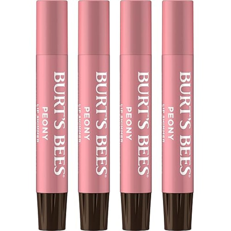 BURTS BEES SHIMMER LIP TINT STOCKING STUFFERS SET, MOISTURIZING FOR ALL DAY HYDRATION WITH NATURAL G