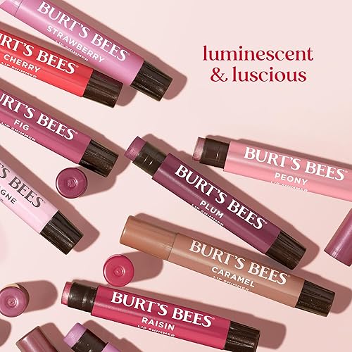 BURTS BEES SHIMMER LIP TINT STOCKING STUFFERS SET, MOISTURIZING FOR ALL DAY HYDRATION WITH NATURAL G