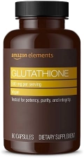 AMAZON ELEMENTS GLUTATHIONE 500MG 60 CAPSULES