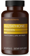 AMAZON ELEMENTS GLUTATHIONE 500MG 60 CAPSULES