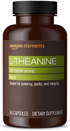 AMAZON ELEMENTS THEANINE 200MG 60 CAPSULES