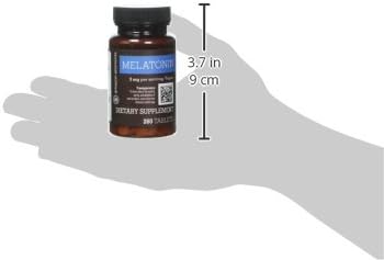 AMAZON ELEMENTS MELATONIN 3MG, HELPS WITH OCCASIONAL SLEEPLESSNESS, VEGAN, UNFLAVORED, 260 TABLETS,