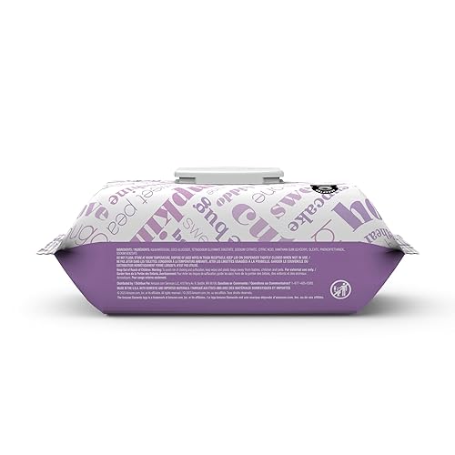 AMAZON ELEMENTS BABY WIPES, SENSITIVE, 810 COUNT, FLIP-TOP PACKS, PACK OF 9
