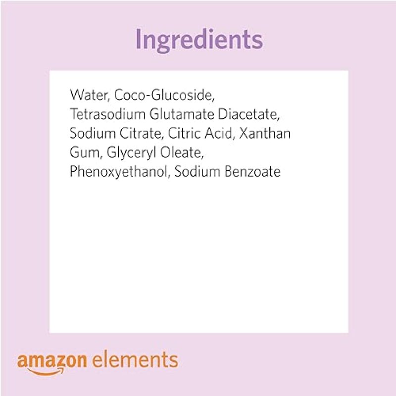 AMAZON ELEMENTS BABY WIPES, SENSITIVE, 810 COUNT, FLIP-TOP PACKS, PACK OF 9