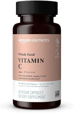 AMAZON ELEMENTS - WHOLE FOOD VITAMIN C, 95 WHOLE FOOD SOURCE, DIETARY AND OTHER INGREDIENTS DERIVED