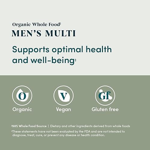 AMAZON ELEMENTS ORGANIC WHOLE FOOD MENS MULTI, 60 TABLETS