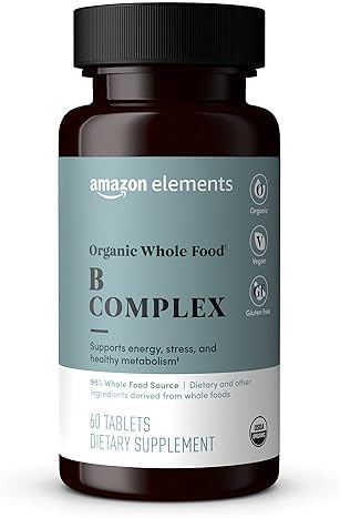 AMAZON ELEMENTS ORGANIC WHOLE FOOD B COMPLEX, 98 WHOLE FOOD SOURCE, DIETARY AND OTHER INGREDIENTS DE