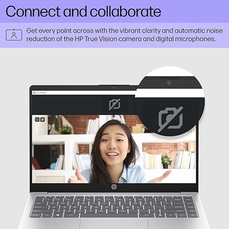 HP 14 INCH LAPTOP, HD TOUCHSCREEN DISPLAY, AMD RYZEN 5 7520U, 8 GB RAM, 512 GB SSD, AMD RADEON GRAPH