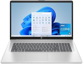 HP 17.3 INCH LAPTOP, FHD DISPLAY, INTEL CORE I5-1334U, 16 GB RAM, 512 GB SSD, INTEL IRIS XE GRAPHICS