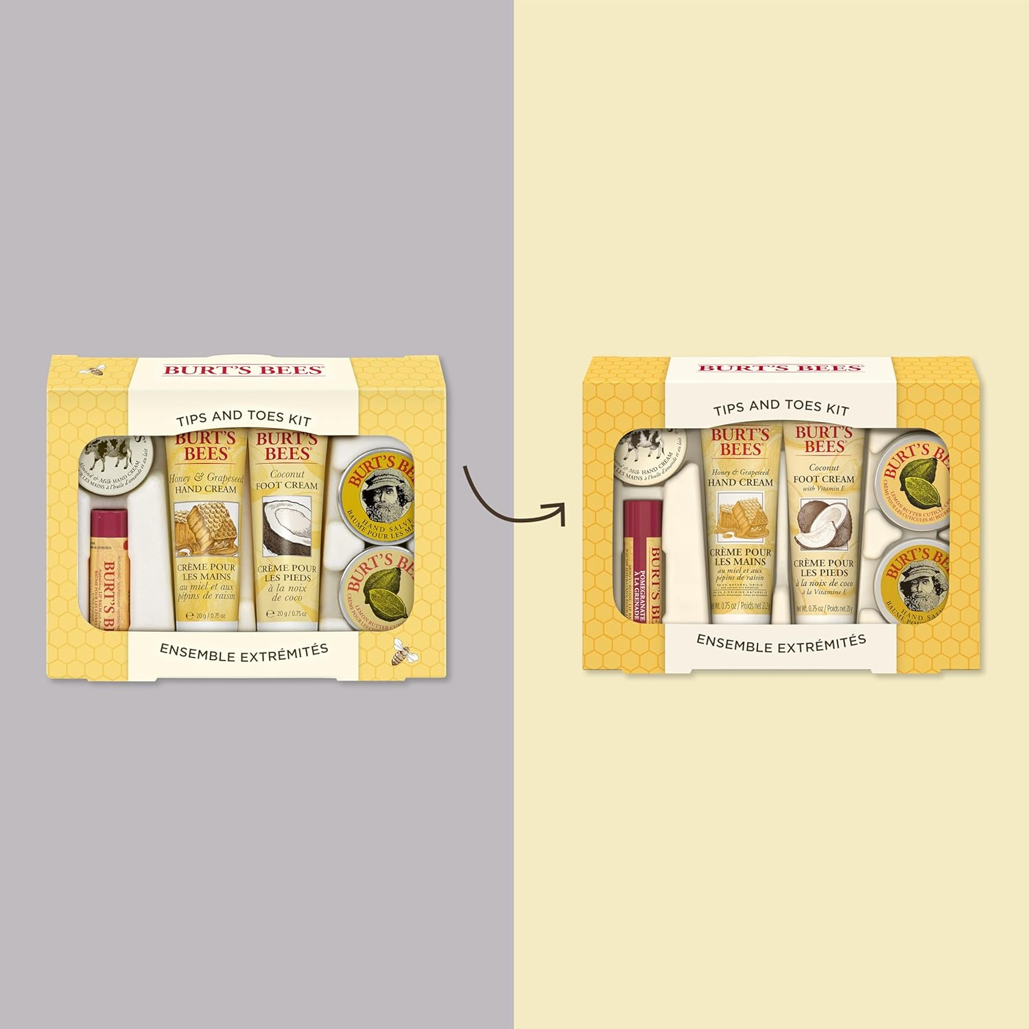 BURTS BEES GIFT SET - 6 PRODUCTS