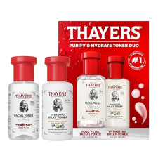THAYERS PURIFY HYDRATE SKIN CARE SET WITH ROSE PETAL MILKY TONERS FOR 48H HYDRATION