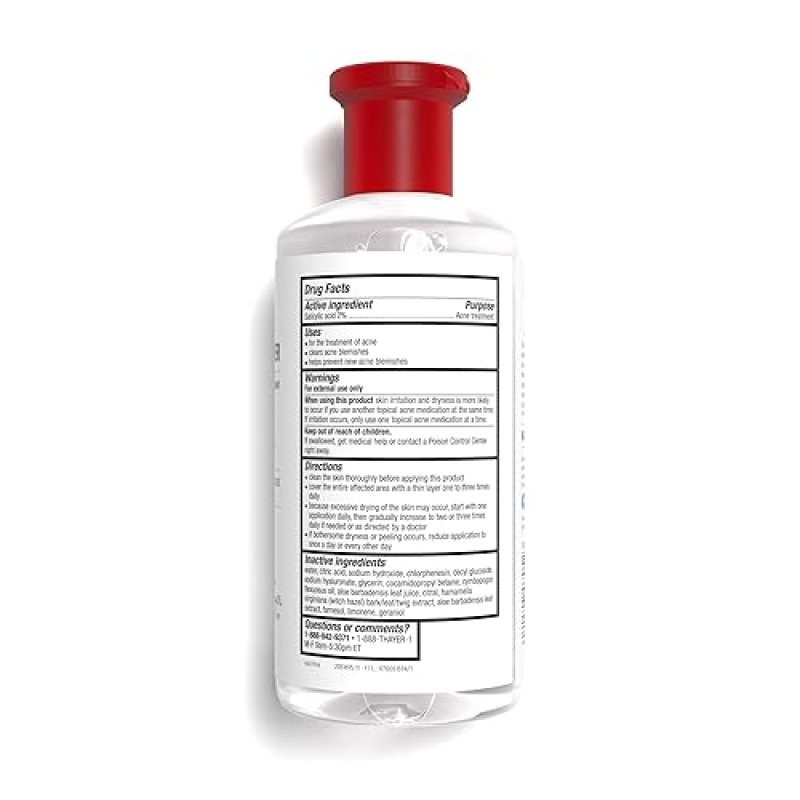THAYERS 2 SALICYLIC ACID BLEMISH CLEARING TONER FOR ACNE, SOOTHING NON-STRIPPING SKIN, 12OZ