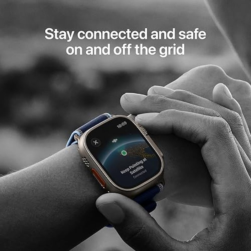 APPLE WATCH ULTRA 3 GPS CELLULAR 49MM RUGGED TITANIUM CASE BLACK MILANESE LOOP