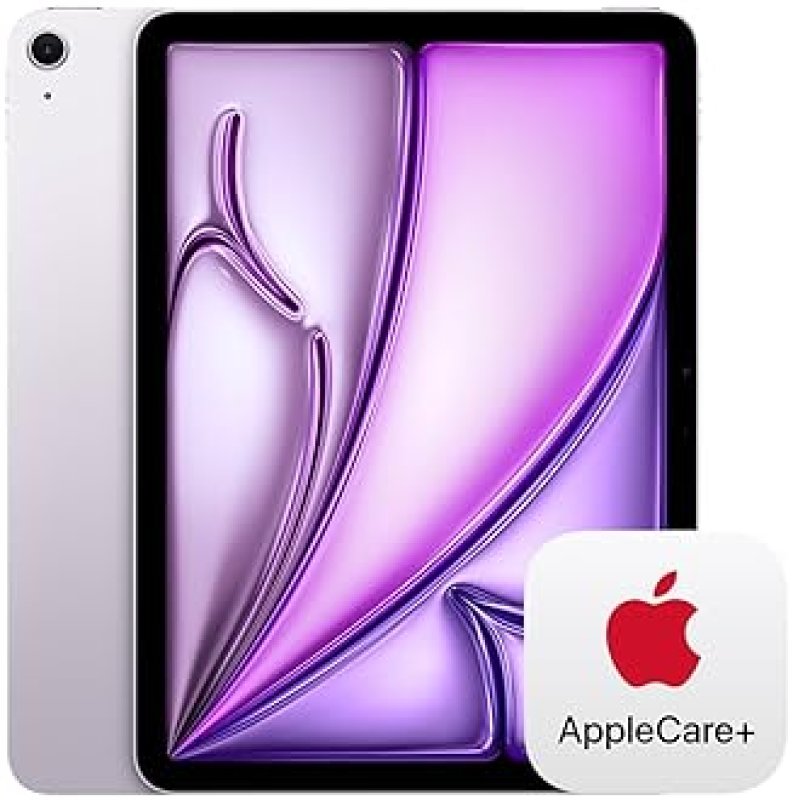 APPLE IPAD AIR 11 M3 CHIP 128GB PURPLE WI-FI 6E TOUCH ID 12MP CAMERA 2-YEAR APPLECARE