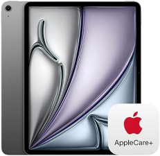 APPLE IPAD AIR 13 M3 CHIP 128GB SPACE GRAY TOUCH ID WI-FI 6E 12MP CAMERA 2-YEAR APPLECARE