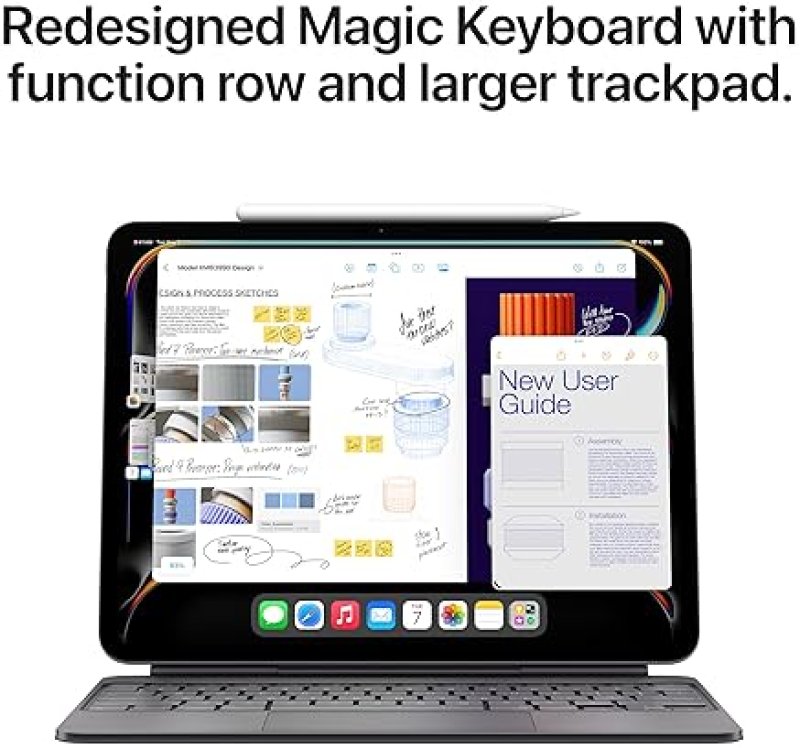 APPLE IPAD PRO 11 MAGIC KEYBOARD CASE WITH TRACKPAD, FUNCTION ROW, US ENGLISH - BLACK