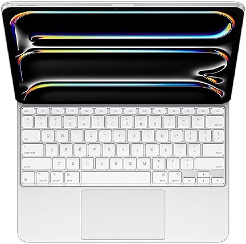APPLE IPAD PRO 13-INCH MAGIC KEYBOARD CASE WITH TRACKPAD, FUNCTION ROW, US ENGLISH - WHITE