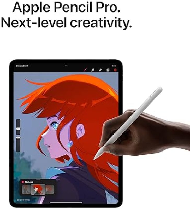 APPLE PENCIL PRO LATEST MODEL WITH TILT PRESSURE SENSITIVITY, MAGNETIC CHARGING, COMPATIBLE