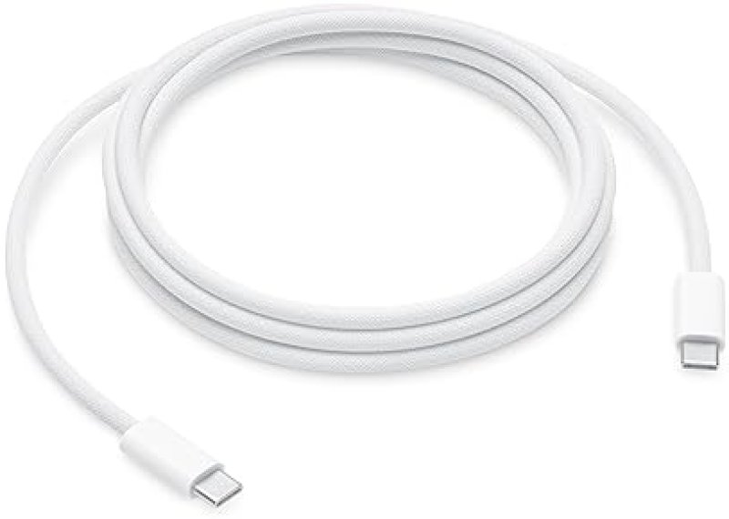 APPLE 240W USB-C TO USB-C 2M WOVEN CHARGING CABLE FAST, DURABLE POWER CORD