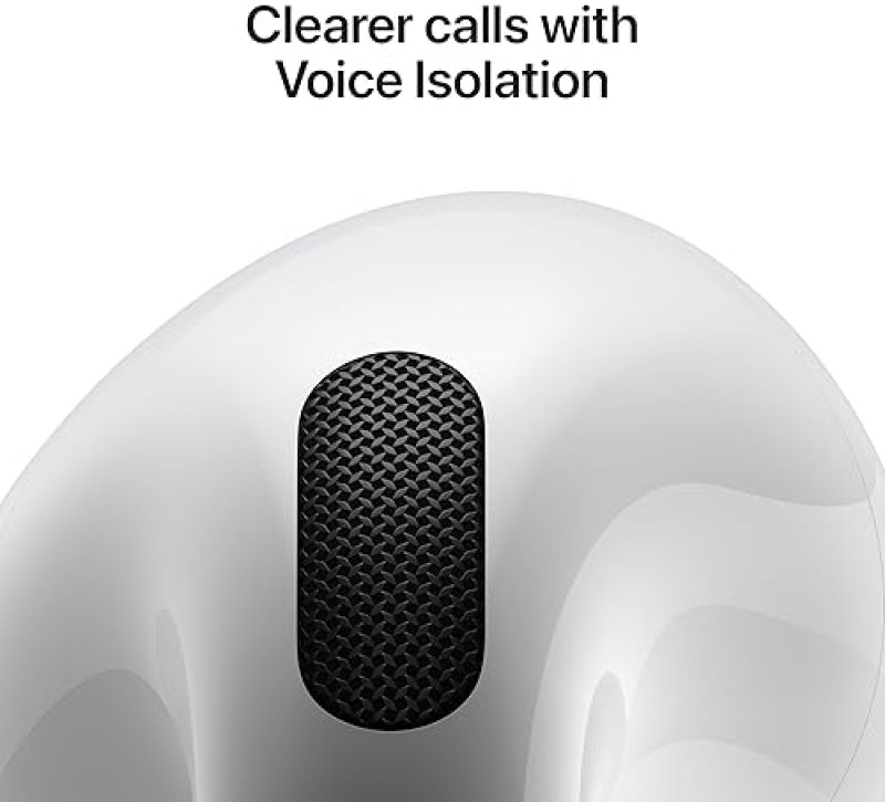 APPLE AIRPODS 4 WIRELESS EARBUDS WITH H2 CHIP, SPATIAL AUDIO, USB-C CASE, SWEAT RESISTANT