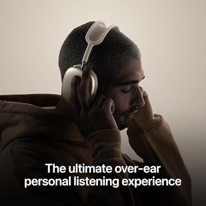 APPLE AIRPODS MAX WIRELESS OVER-EAR HEADPHONES WITH ANC, SPATIAL AUDIO, USB-C MIDNIGHT