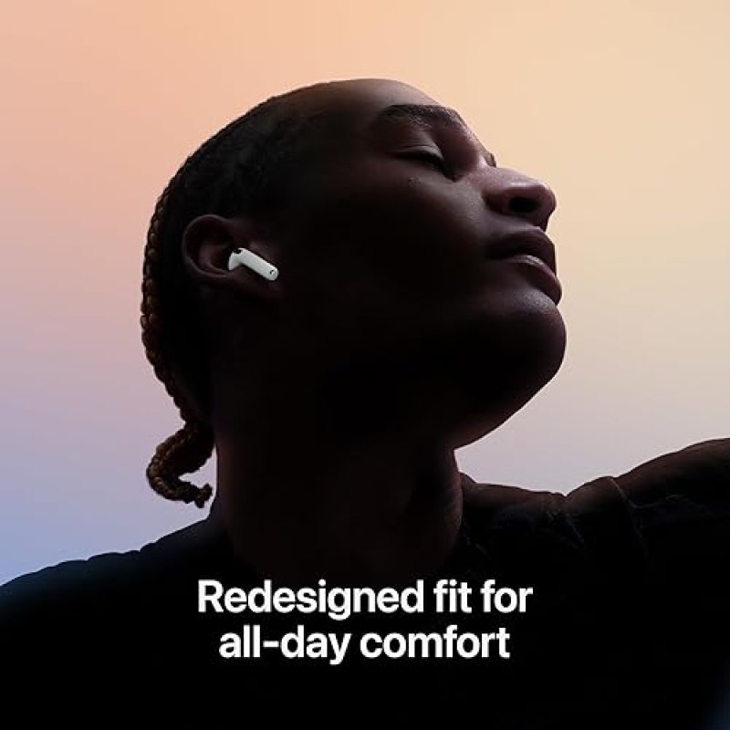 APPLE AIRPODS 4 WIRELESS BLUETOOTH EARBUDS, SPATIAL AUDIO, SWEAT RESISTANT, USB-C CASE, 30H BATTERY